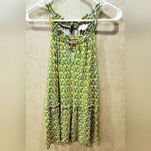 LOFT floral halter neck tank, size M